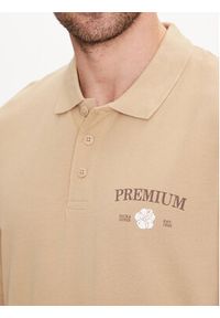 Jack & Jones - Jack&Jones Polo Jprblaalfie 12259678 Brązowy Regular Fit. Typ kołnierza: polo. Kolor: brązowy. Materiał: bawełna #5