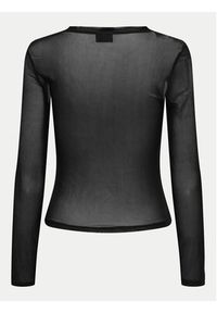 JDY Bluzka Elsa 15303787 Czarny Slim Fit. Kolor: czarny. Materiał: syntetyk #3