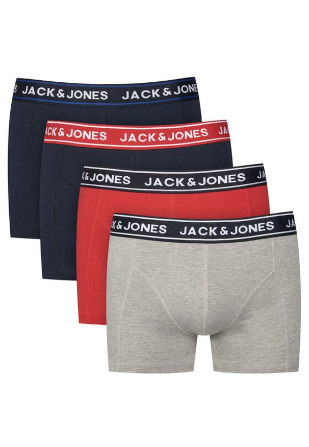 Jack & Jones Slipy Jachector 12295149 Kolorowy. Materiał: bawełna. Wzór: kolorowy