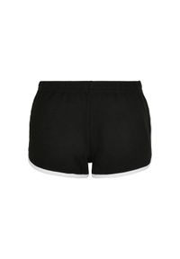 Ekologiczne Szorty duże rozmiary kobieta Urban Classics Interlock Retro. Kolor: czarny, wielokolorowy, biały. Długość: krótkie #1
