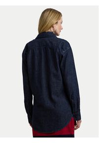 Lauren Ralph Lauren - LAUREN RALPH LAUREN Koszula jeansowa 200957620 Granatowy Relaxed Fit. Kolor: niebieski. Materiał: bawełna #4