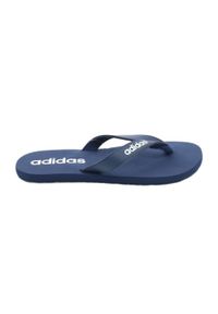 Adidas - Klapki adidas Eezay Flip Flop EG2041 niebieskie. Okazja: na spacer, na plażę. Kolor: niebieski. Materiał: syntetyk. Sezon: lato #1