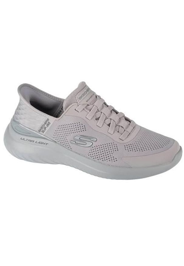 skechers - Buty do chodzenia męskie Skechers Bounder 2.0. Zapięcie: sznurówki. Kolor: szary. Materiał: guma, syntetyk, tkanina, materiał. Szerokość cholewki: normalna. Model: Skechers Sport. Sport: turystyka piesza