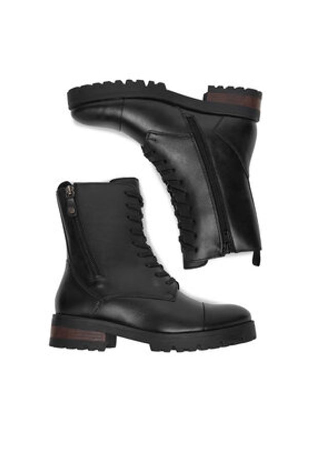 Lasocki Trzewiki CEO-WI23-DAGA-02 Czarny. Kolor: czarny. Materiał: skóra