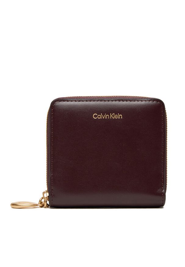 Mały Portfel Damski Calvin Klein. Kolor: czerwony