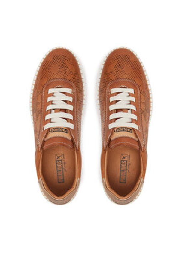 Pikolinos Sneakersy W0C-6621C1 Brązowy. Kolor: brązowy. Materiał: skóra