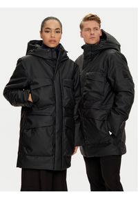 Rains Kurtka zimowa Unisex Askim 15930 Czarny Regular Fit. Kolor: czarny. Materiał: syntetyk. Sezon: zima