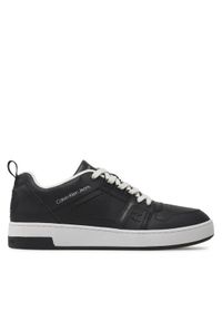 Calvin Klein Jeans Sneakersy Basket Cupsole R Lth-Tpu Insert YM0YM00575 Czarny. Kolor: czarny. Materiał: skóra