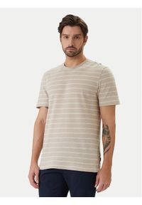 BOSS T-Shirt H-Taut 235 50559166 Beżowy Regular Fit. Kolor: beżowy. Materiał: bawełna #1