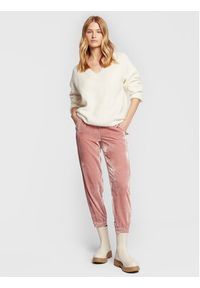 Marella Spodnie dresowe Radix 31360629 Różowy Regular Fit. Kolor: różowy. Materiał: dresówka, wiskoza #5
