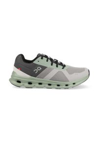 On Running - On-running buty do biegania Cloudrunner kolor zielony. Zapięcie: sznurówki. Kolor: zielony. Materiał: włókno, tworzywo sztuczne, guma, materiał. Szerokość cholewki: normalna. Sport: bieganie