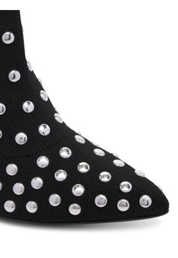 Karl Lagerfeld - KARL LAGERFELD Botki Pandara KL31367 Czarny. Kolor: czarny. Materiał: materiał