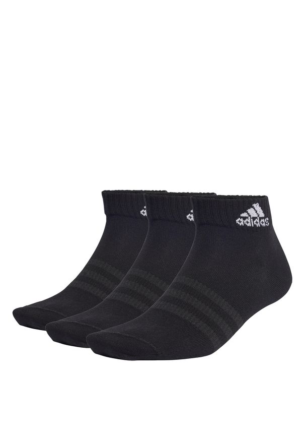 Adidas - Thin and Light Sportswear Ankle Socks 6 Pairs. Kolor: czarny, biały, wielokolorowy. Materiał: materiał. Sport: bieganie