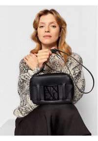 Armani Exchange Torebka 942699 0A874 00020 Czarny. Kolor: czarny. Materiał: skórzane