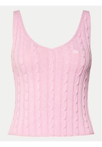 MVP Wardrobe Sweter MVPE4MK009.0XXXXXX Różowy Classic Fit. Kolor: różowy. Materiał: bawełna #1