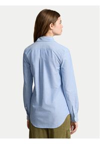 Polo Ralph Lauren Koszula 211941520001 Niebieski Slim Fit. Typ kołnierza: polo. Kolor: niebieski. Materiał: bawełna #4