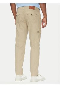 Aeronautica Militare Spodnie materiałowe 251PA1662CT3526 Beżowy Regular Fit. Kolor: beżowy. Materiał: len #3
