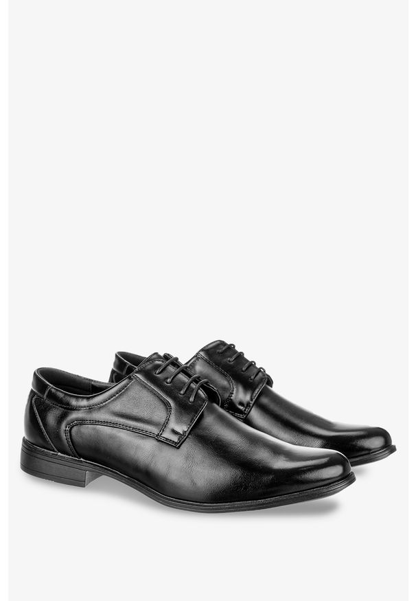 Badoxx - Czarne buty wizytowe sznurowane badoxx mxc455. Kolor: czarny. Styl: wizytowy