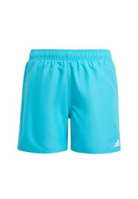 Adidas - Szorty Swim Kids. Kolor: biały, wielokolorowy, niebieski. Materiał: materiał