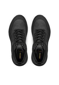 Geox Sneakersy U Senales B Abx U56M2C 0EK3R C9999 Czarny. Kolor: czarny. Materiał: skóra