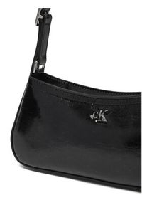 Calvin Klein Torebka Ck Metallic Small Shoulder Bag LV04F3304G Czarny. Kolor: czarny. Materiał: skórzane #3