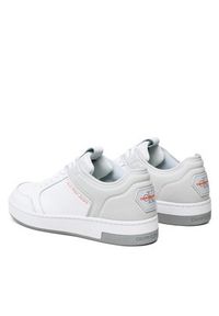 Calvin Klein Jeans Sneakersy Basket Cupsole High/Low Freq YM0YM00611 Biały. Kolor: biały. Materiał: skóra