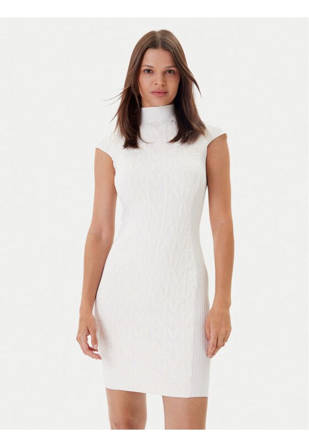 Marciano Guess Sukienka codzienna 4BGK0A 5661Z Beżowy Bodycon Fit. Okazja: na co dzień. Kolor: beżowy. Materiał: syntetyk. Typ sukienki: proste, bodycon. Styl: casual
