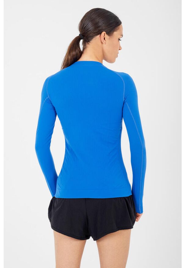 NESSI SPORTSWEAR - Koszulka z długim rękawem sportowa damska Nessi Sportswear Ultra. Kolor: niebieski. Długość rękawa: długi rękaw. Długość: długie. Sport: bieganie