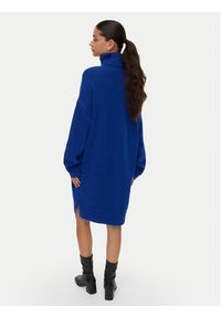 Vero Moda Sukienka dzianinowa Aquarius 10331900 Niebieski Regular Fit. Kolor: niebieski. Materiał: syntetyk