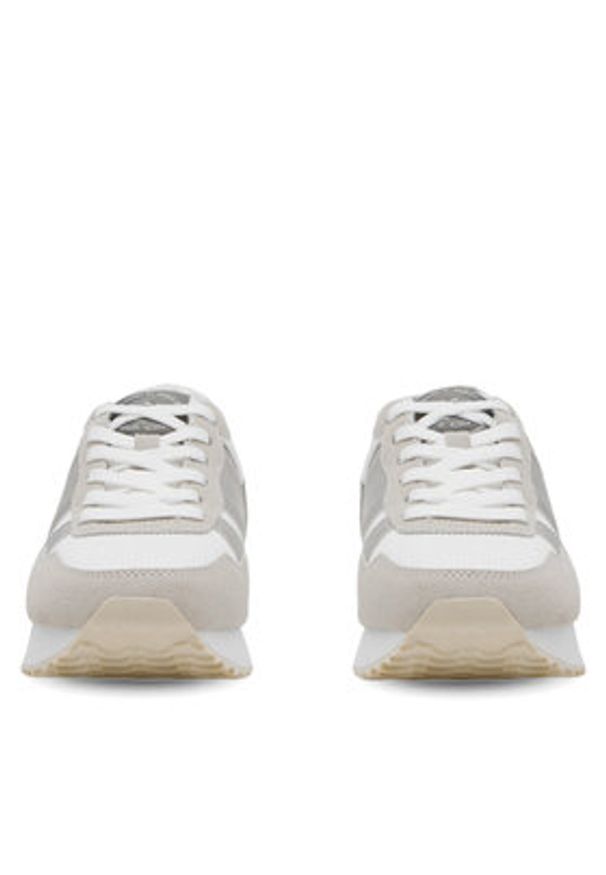 Beverly Hills Polo Club Sneakersy W-SS24-3C022 Beżowy. Kolor: beżowy. Materiał: materiał