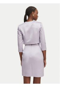 Elisabetta Franchi Sukienka koktajlowa TB-001-61E2-V550 Fioletowy Regular Fit. Kolor: fioletowy. Materiał: syntetyk. Styl: wizytowy #4