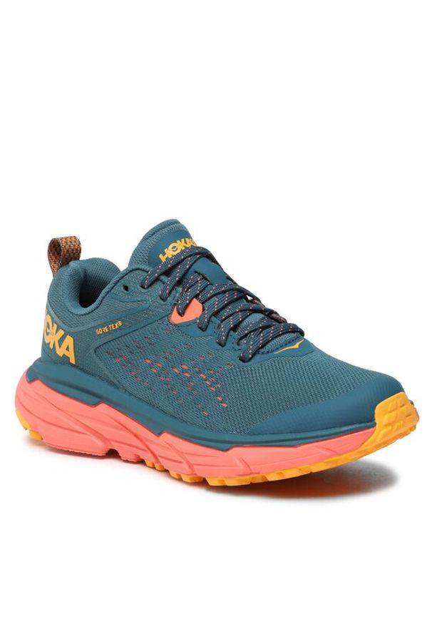 HOKA - Hoka Buty do biegania W Chellenger Atr 6 Gtx GORE-TEX 1116878 Turkusowy. Kolor: turkusowy. Materiał: materiał. Technologia: Gore-Tex