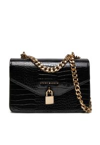 Steve Madden Torebka Bcalm Crossbody SM13001409-02002-BLK Czarny. Kolor: czarny. Materiał: skórzane