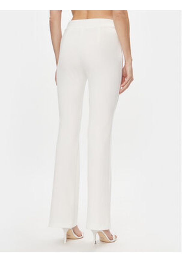 Rinascimento Spodnie materiałowe CFC0117520003 Biały Bootcut Fit. Kolor: biały. Materiał: syntetyk