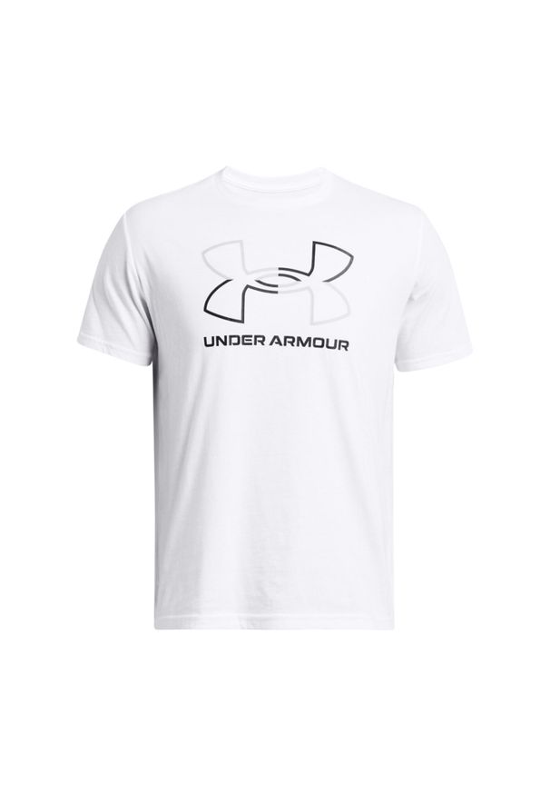 Koszulka sportowa męska Under Armour Gl Foundation Uodate. Kolor: biały. Materiał: bawełna, poliester. Sport: fitness