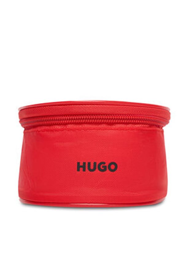Hugo - HUGO Pasek Męski 50548381 Czarny. Kolor: czarny. Materiał: skóra