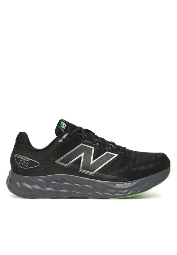 New Balance Buty do biegania 680 M680WBK8 Czarny. Kolor: czarny. Materiał: materiał