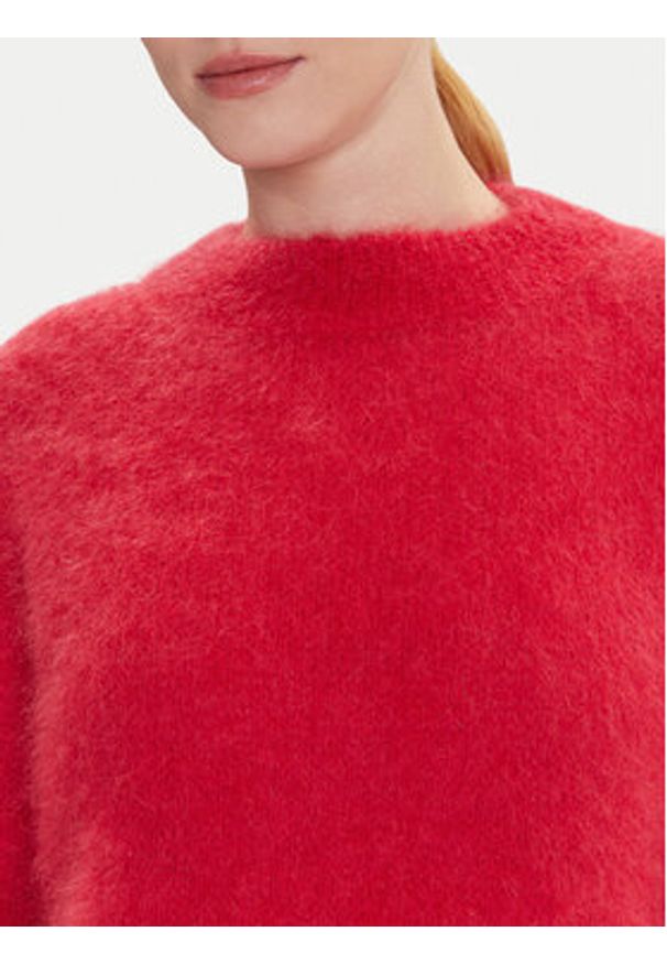 Dixie Sweter M277Y101A Czerwony Relaxed Fit. Kolor: czerwony. Materiał: syntetyk