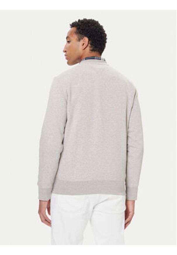 TOMMY HILFIGER - Tommy Hilfiger Bluza Logo MW0MW11596 Beżowy Regular Fit. Kolor: beżowy. Materiał: bawełna