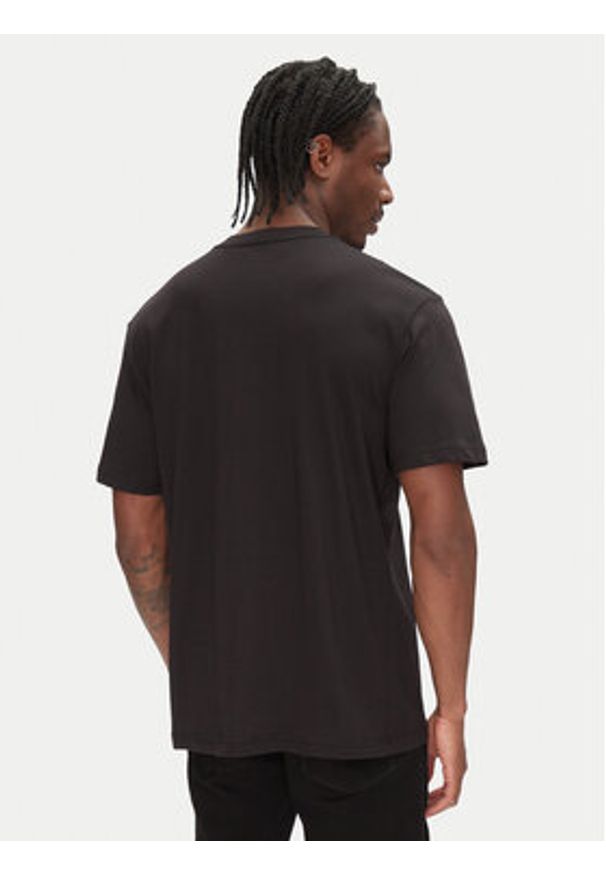 Just Cavalli T-Shirt 78OAHT15 Czarny Regular Fit. Kolor: czarny. Materiał: bawełna