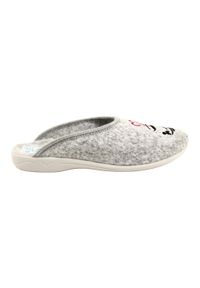 Kapcie Filcowe Adanex 27877 Sara Kawa szare. Okazja: do domu. Kolor: szary. Materiał: tworzywo sztuczne. Obcas: na szpilce. Styl: elegancki #4