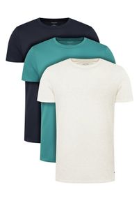 Calvin Klein Underwear Komplet 3 t-shirtów LV00NB4051 Kolorowy Regular Fit. Materiał: bawełna. Wzór: kolorowy