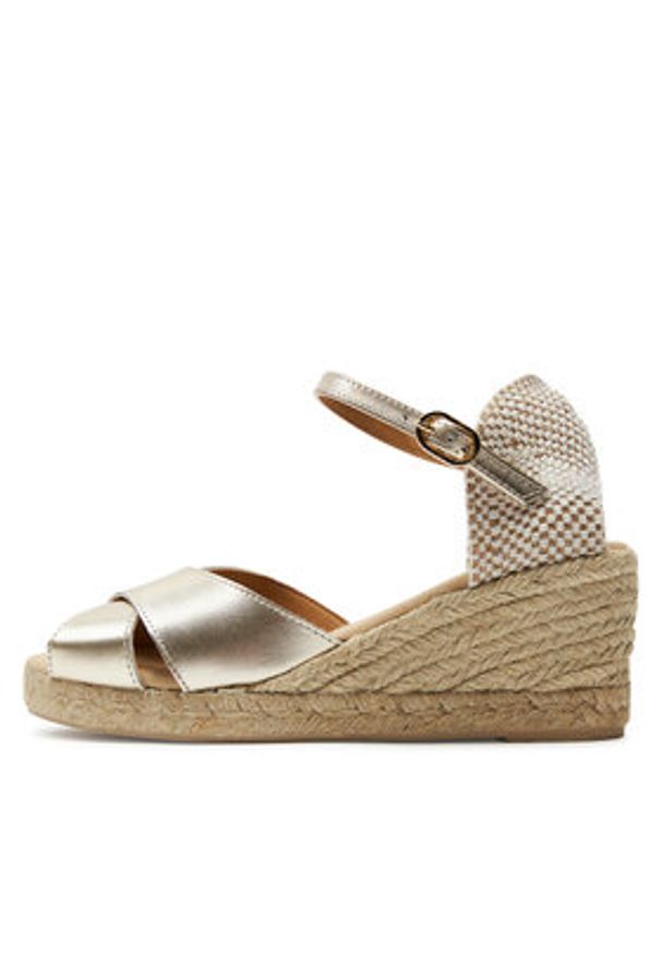 Geox Espadryle D Gelsa Low D45NGA 000CF C2012 Złoty. Kolor: złoty. Materiał: materiał