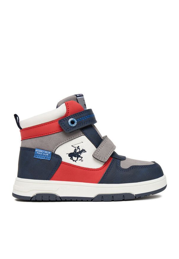 Sneakersy Beverly Hills Polo Club. Kolor: niebieski