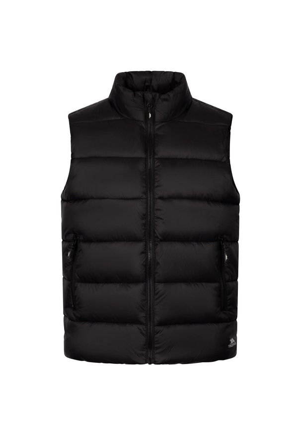 TRESPASS - Bezrękawnik Damski Pikowany Casual Simone. Okazja: na co dzień. Kolor: czarny. Materiał: puch. Długość rękawa: bez rękawów. Styl: casual