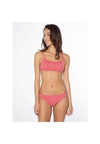 Damski top do kostiumu kąpielowego Protest Mixruby. Kolor: różowy. Wzór: nadruk, motyw zwierzęcy #1