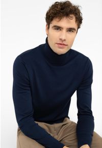 Volcano - Sweter z golfem S-MAX. Typ kołnierza: golf. Materiał: prążkowany, dzianina, materiał. Wzór: gładki, ze splotem. Sezon: zima, jesień, wiosna. Styl: klasyczny #1