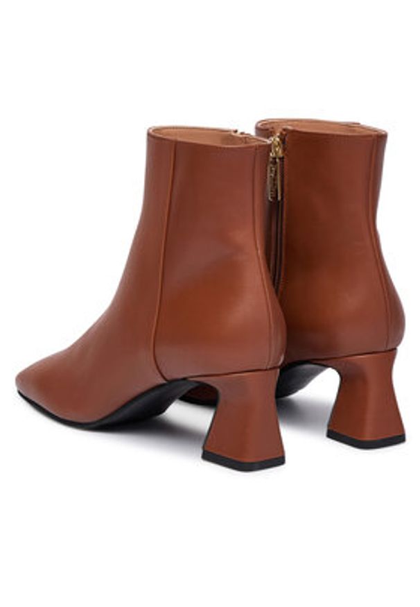 Pollini Botki SA21045G0NTC0217 Brązowy. Kolor: brązowy. Materiał: skóra