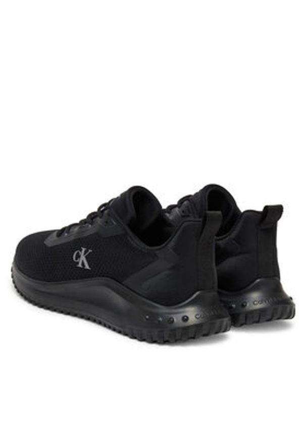 Calvin Klein Jeans Sneakersy Eva Runner Mix Mesh YM0YM01285 Czarny. Kolor: czarny. Materiał: materiał