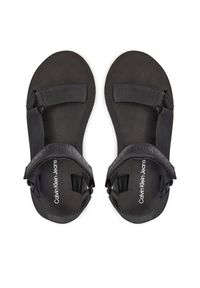 Calvin Klein Jeans Sandały Sandal Velcro Webbing Dc YW0YW01353 Czarny. Kolor: czarny. Materiał: materiał #5